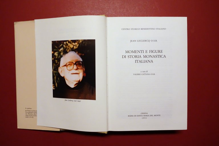 Momenti e Figure di Storia Monastica Italiana Jean Leclercq Cesena …