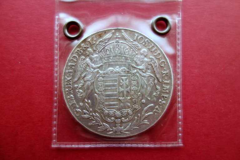 Moneta Tallero d'Argento Giuseppe II d'Ungheria Sigillato Certificato Garanzia | Immagine Gallery 4