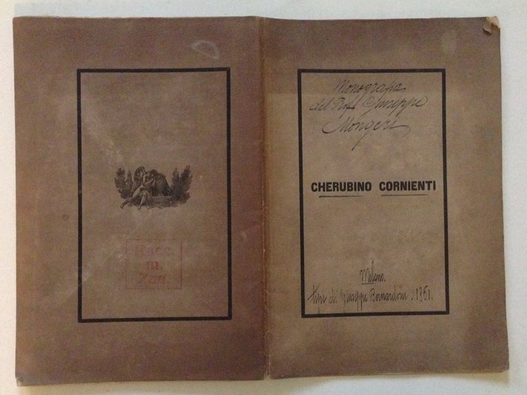 Monografia del Prof. G. Mongeri Cherubino Cornienti Tip. Bernardoni Milano …
