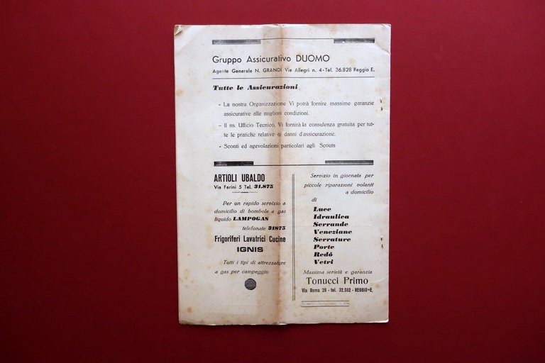 Montagna Scout C.N.G.E.I. Giglio Oro Reggio Emilia 1966