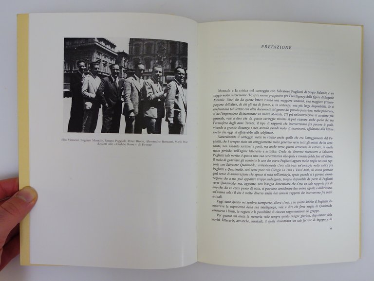 MONTALE LETTERE A PUGLIATTI VITTORINI BO ALL'INSEGNA DEL PESCE D'ORO … | Immagine Gallery 2