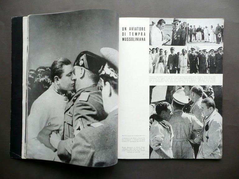Morte Bruno Mussolini Marinetti Rivista Illustrata del Popolo d'Italia 1941