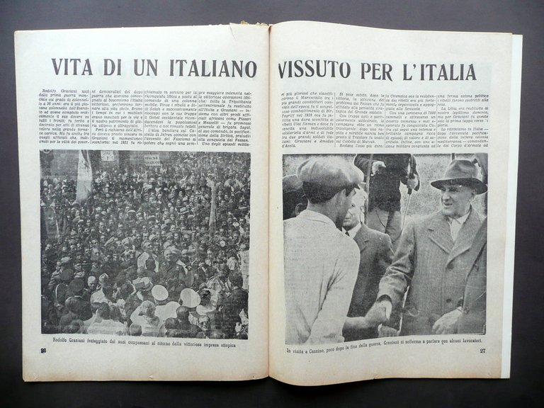 Morte Graziani Addio, Maresciallo! Supplemento al Secolo d'Italia N. 44 …
