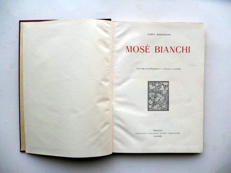 MosË Bianchi Guido Marangoni Istituto Arti Grafiche Bergamo Anni '30 …