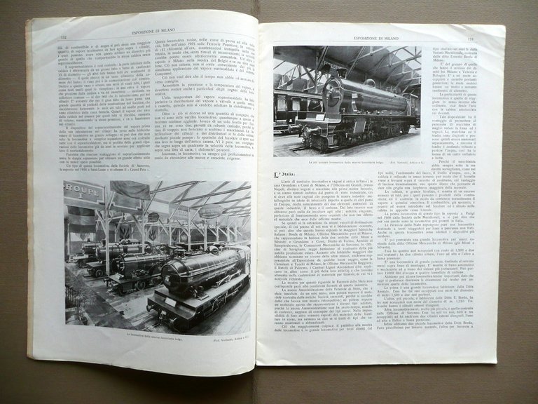 Mostra Internazionale Ferroviaria Esposizione di Milano 1906 Fascicolo V Seta | Immagine Gallery 3
