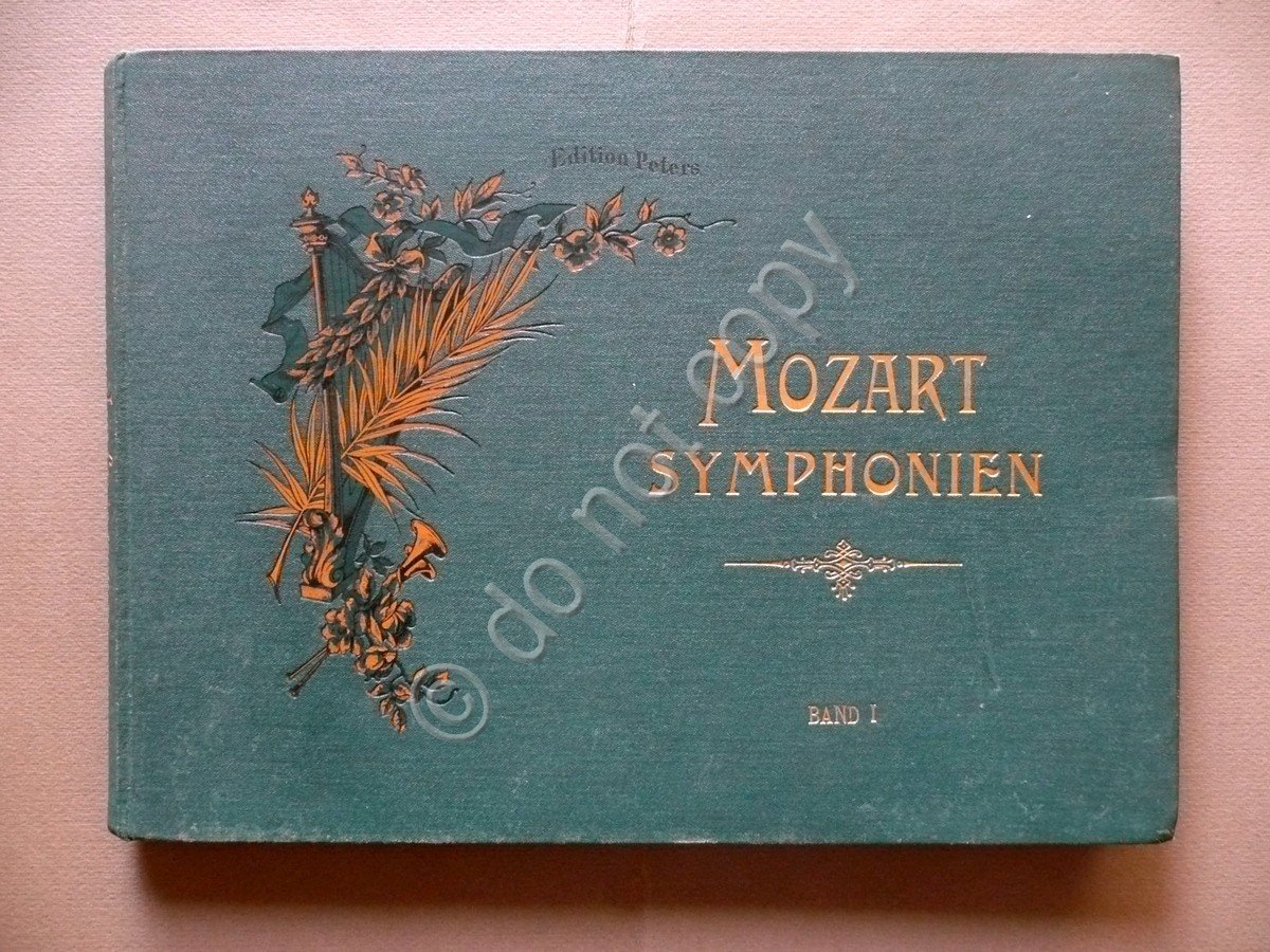 Mozart Symphonien Band 1 Peterz Spartito Pianoforte Musica Primo '900 …