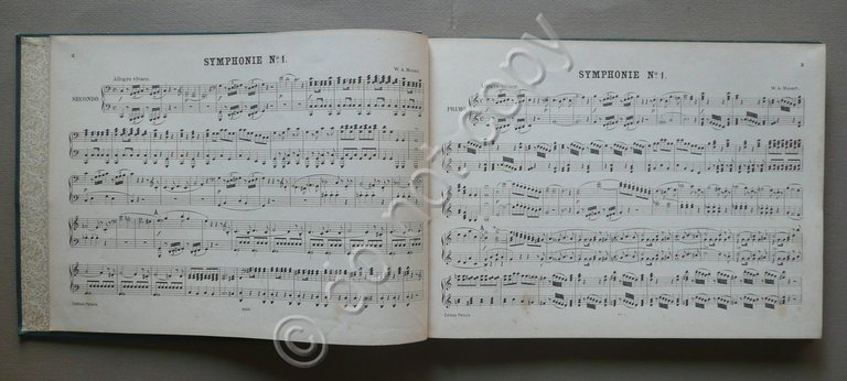 Mozart Symphonien Band 1 Peterz Spartito Pianoforte Musica Primo '900 …