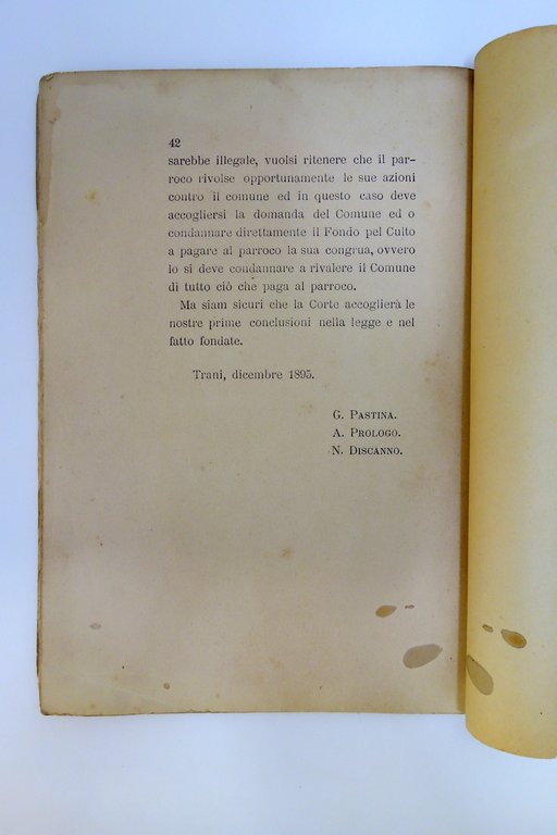 Municipio di S. Giorgio sotto Taranto contro Fina e il …