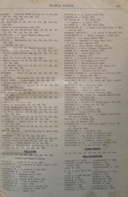 Musica d'Oggi Rassegna di Vita e di Coltura Musicale 12 … | Immagine Gallery 4