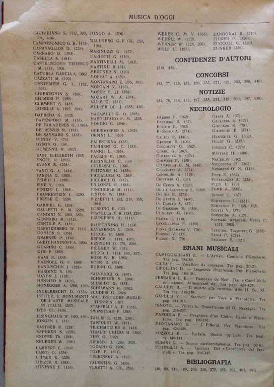 Musica d'Oggi Rassegna di Vita e di Coltura Musicale 12 … | Immagine Gallery 5