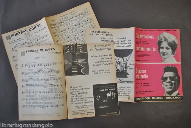 Musica Leggera Mina Conversazione Portami Te Rocky Roberts Stasera Butto …