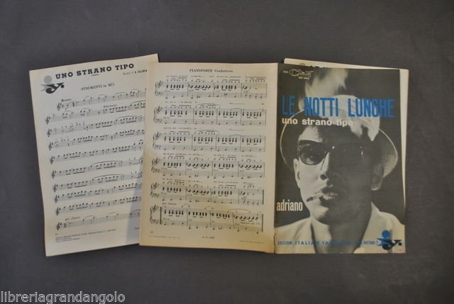 Musica Leggera Pop Adriano Celentano Le Notti Lunghe Uno Strano …