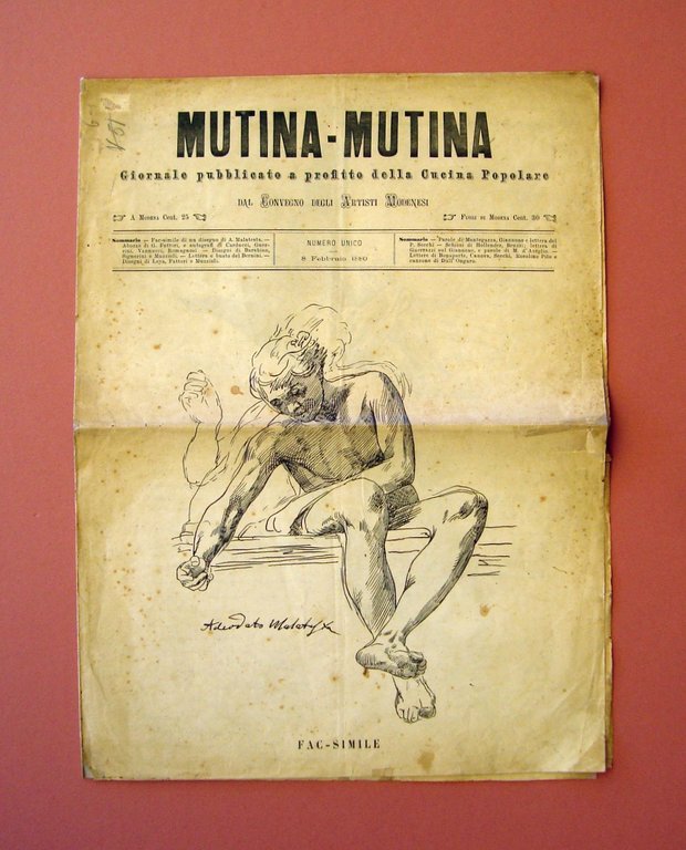 Mutina Mutina numero unico 1880 Artisti Modenesi a profitto cucina …