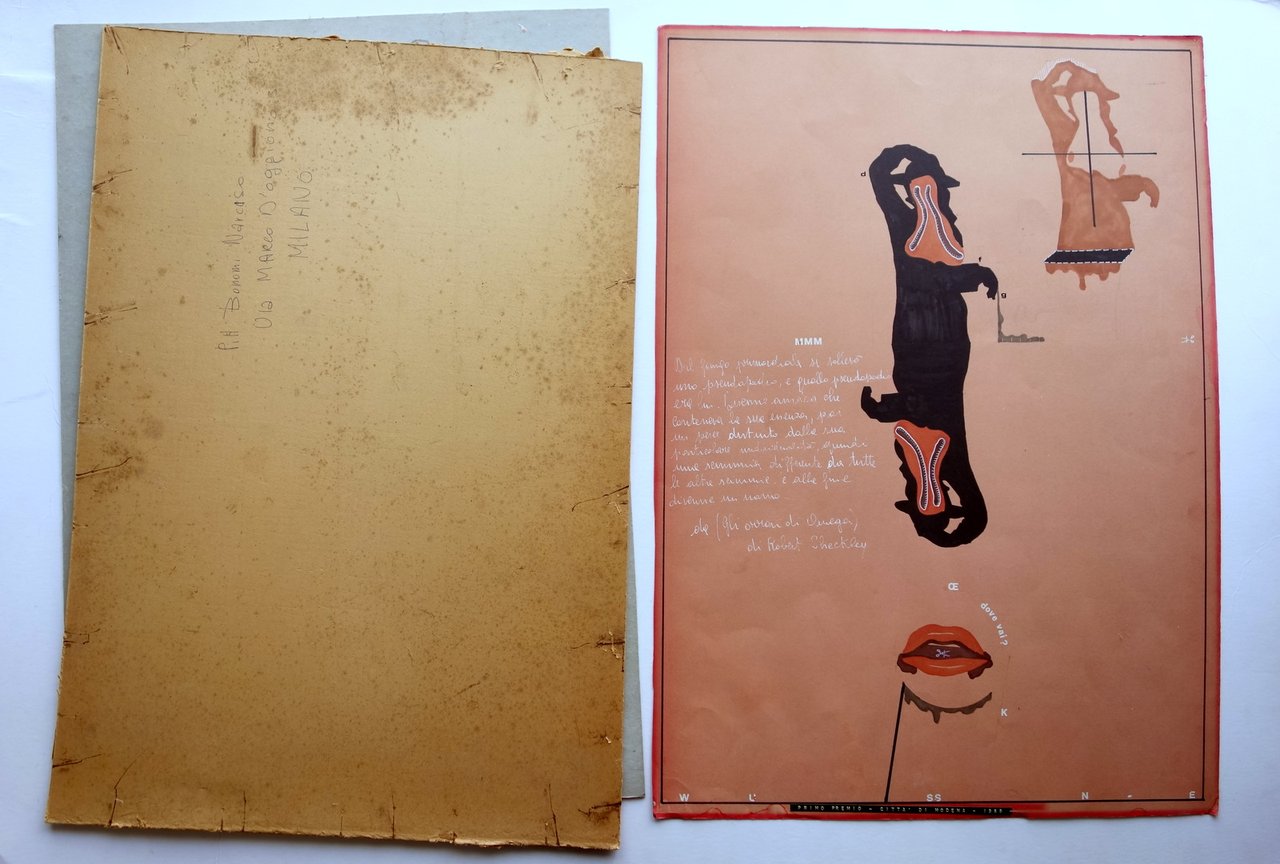 Narciso Bonomi Tavola Originale Avanguardia Arte 1∞ Premio Citt‡ di …