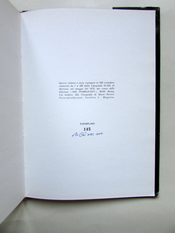 Narciso Cassino Mario Monteverdi Edizioni Noi Pubblicisti Roma 1978 Autografo