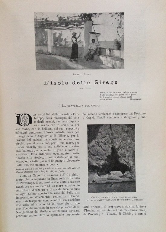 Natura ed Arte Gennaio Febbraio 1905 N 4 5 Bellini …