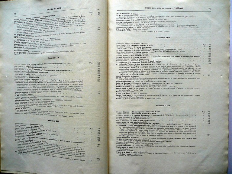 Natura ed Arte Rivista 2∞ Semestre 12 Numeri 1907-08 Sardegna …