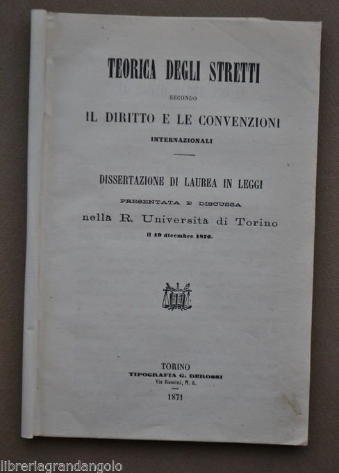 Navigazione Diritto Mare Convenzione Stretti Questione Oriente Nero Russia 1871