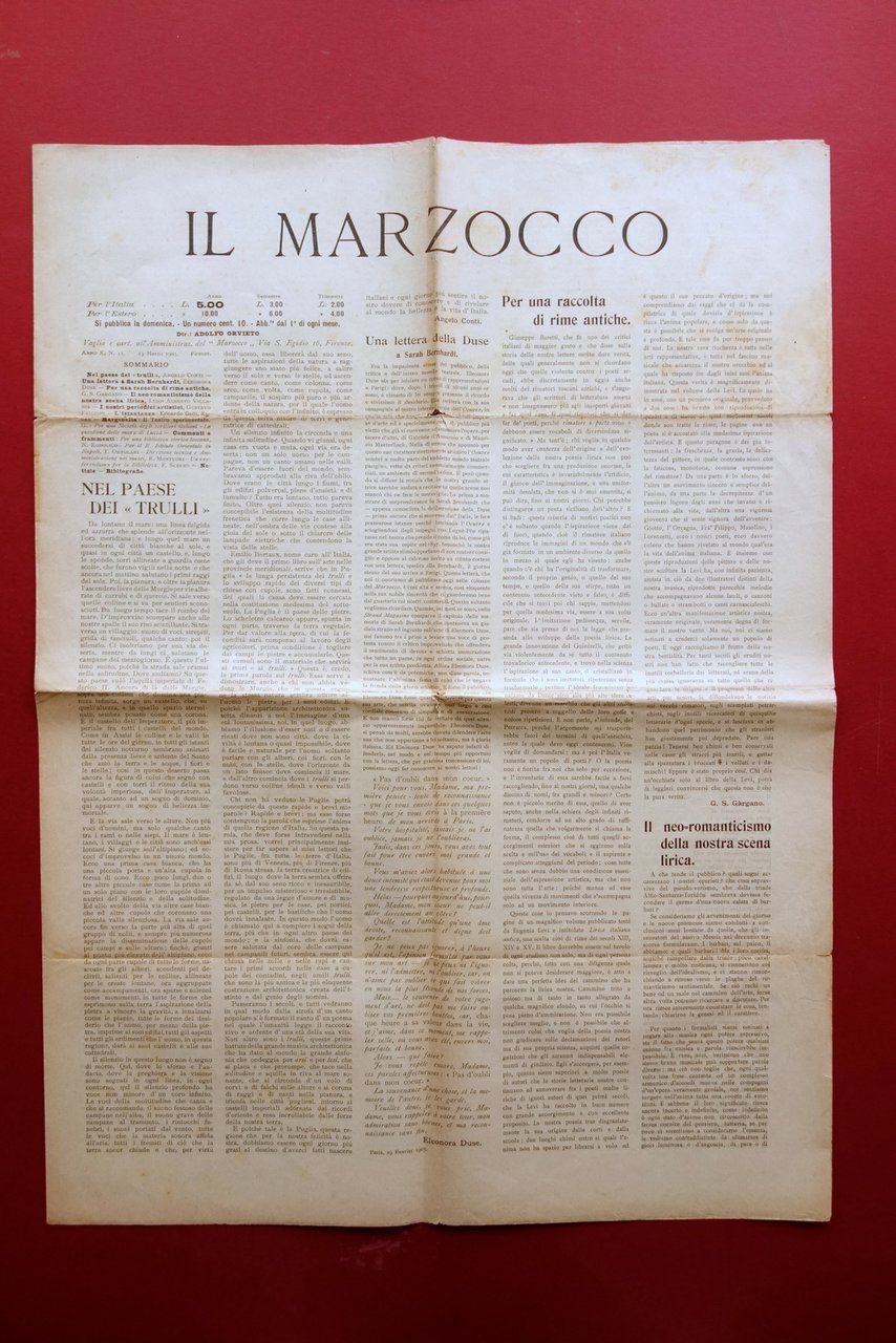 Nel Paese dei Trulli Angelo Conti il Marzocco Firenze Anno … | Immagine principale