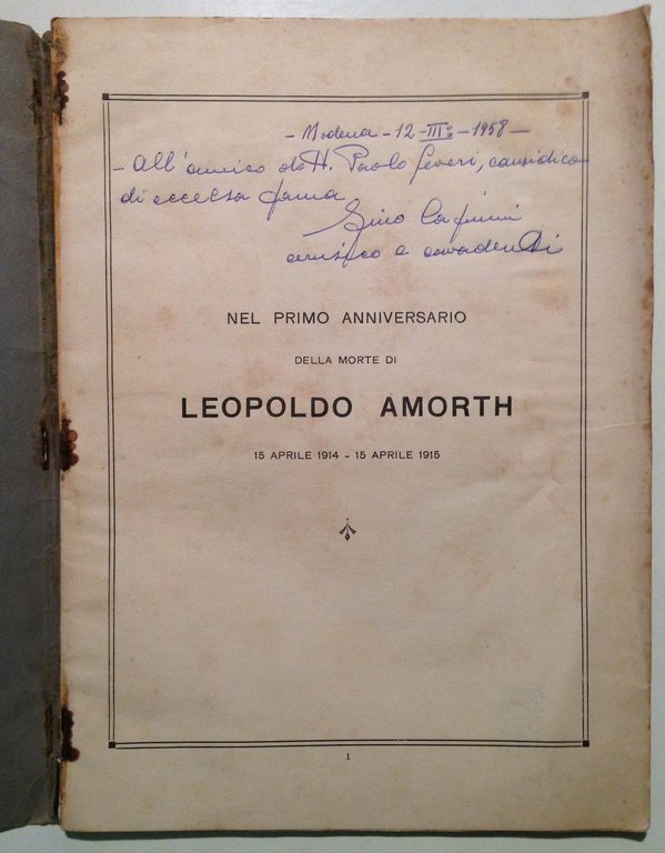 Nel Primo Anniversario della Morte di Leopoldo Amorth 15 Aprile … | Immagine Gallery 4
