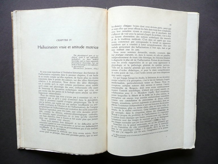 Neurobiologie de l'Hallucination R. Mourgue Preface de H. Bergson Lamertin …