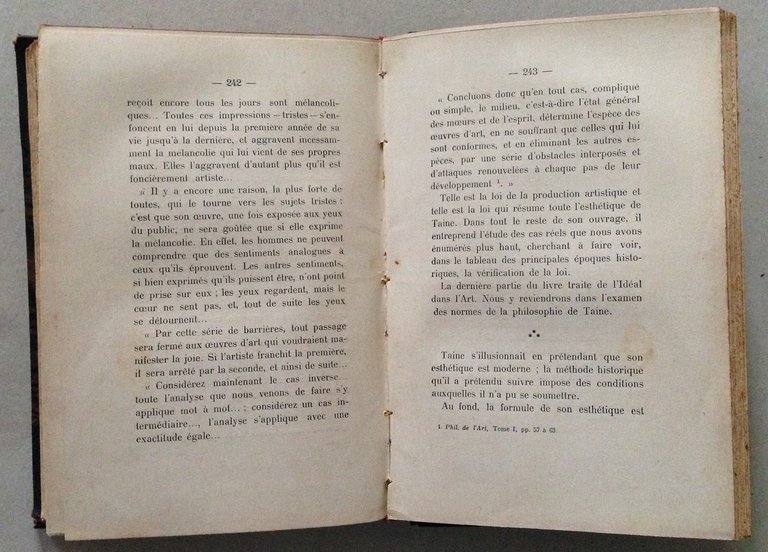 NËve La Philosophie de Taine Essai Critique Lecoffre Paris Dewit …