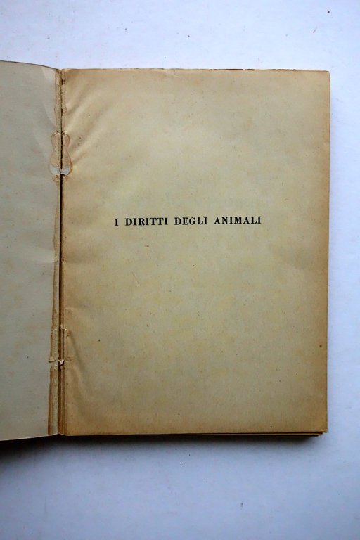 Nigro LicÚ i Diritti degli Animali Editore A. Solmi Milano …