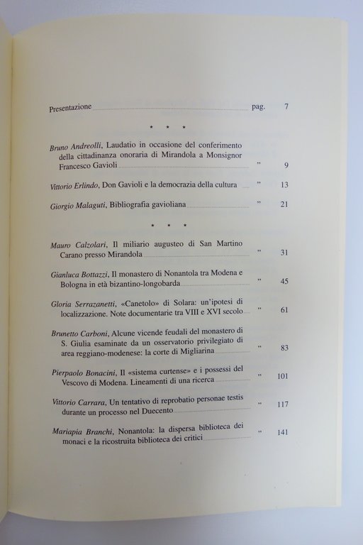 NONANTOLA E LA BASSA MODENESE MONS. GAVIOLI QUADERNI DELLA BASSA … | Immagine Gallery 4