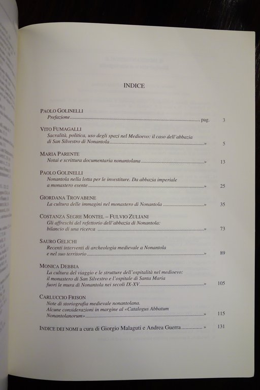 NONANTOLA NELLA CULTURA E NELL'ARTE MEDIEVALE CENTRO STUDI STORICI NONANTOLANI