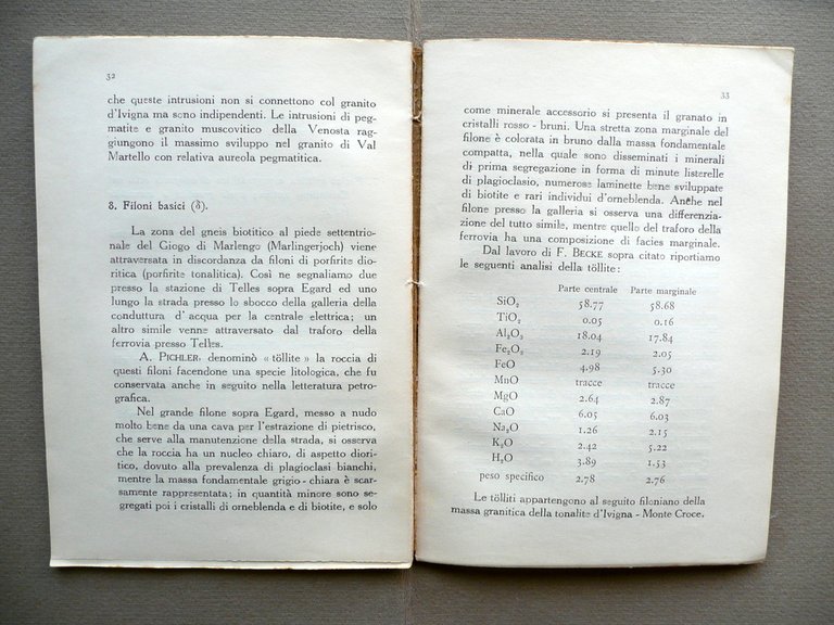 Note Illustrative Carta Geologica delle Tre Venezie Foglio Merano Padova …