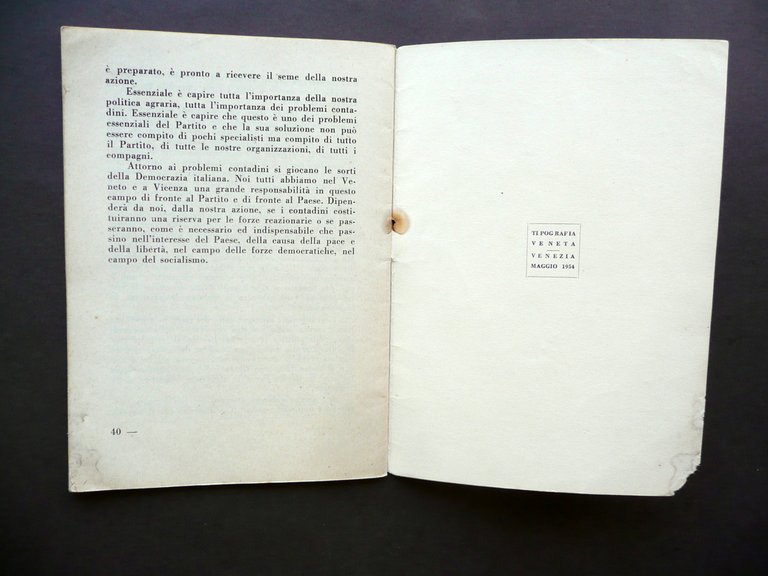 Note su Alcuni Aspetti Politica Agraria dei Comunisti Vicentini Gaddi … | Immagine Gallery 2