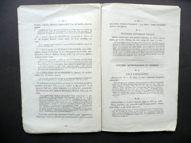 Notice d'un Precieux Manuscrit Autographe Maria Stuart Catalogo Asta Parigi … | Immagine Gallery 2