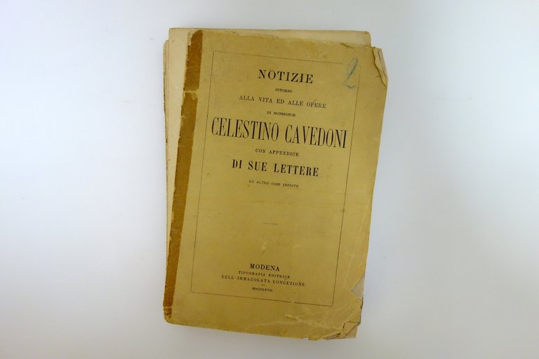 Notizie Intorno alla Vita e Opere di Celestino Cavedoni Modena … | Immagine Gallery 6