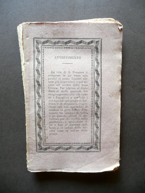 Notizie Storico Critiche sulla Vita di S. Prospero Aquitano Torreggiani …