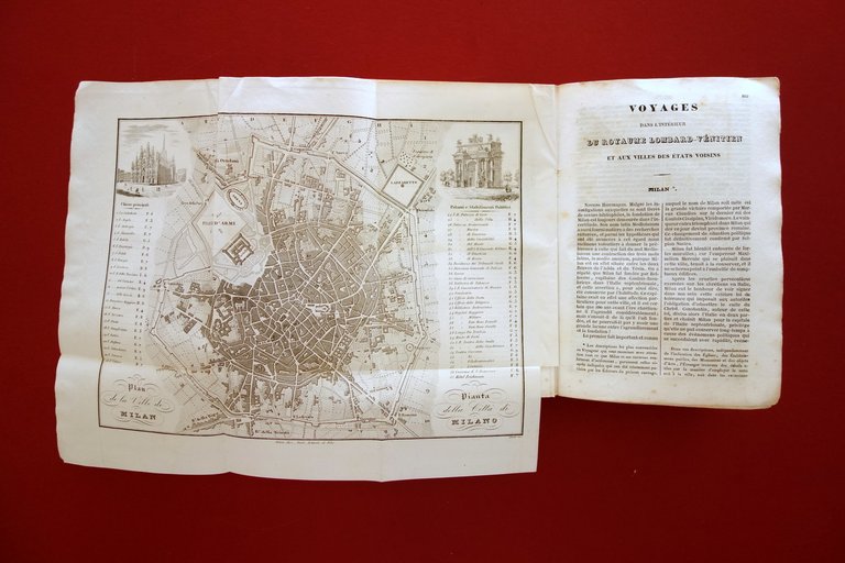 Nouveau Guide du Voyageur en Italie Artaria Milano 1842 VI∞ … | Immagine Gallery 8