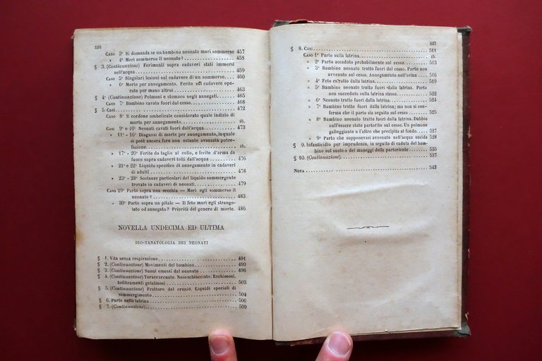 Novelle Cliniche appartenenti alla Medicina Legale Casper Tip. Botta 1872 …