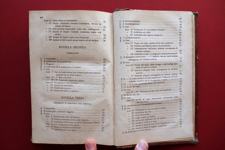 Novelle Cliniche appartenenti alla Medicina Legale Casper Tip. Botta 1872 …
