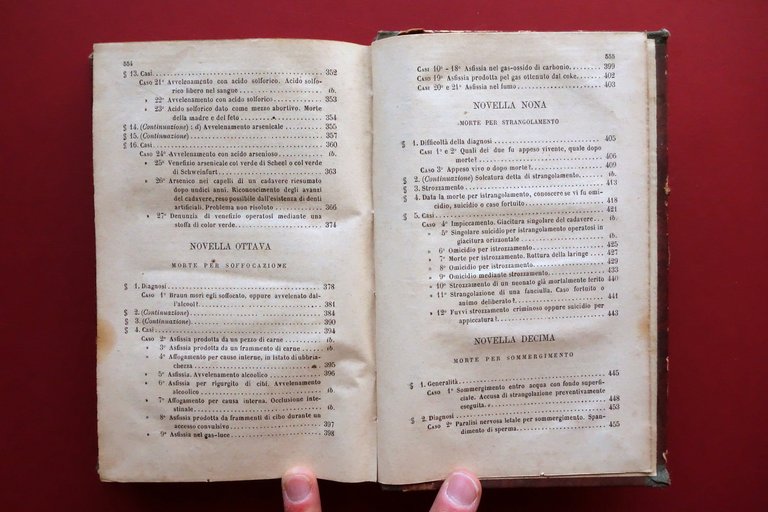 Novelle Cliniche appartenenti alla Medicina Legale Casper Tip. Botta 1872 …