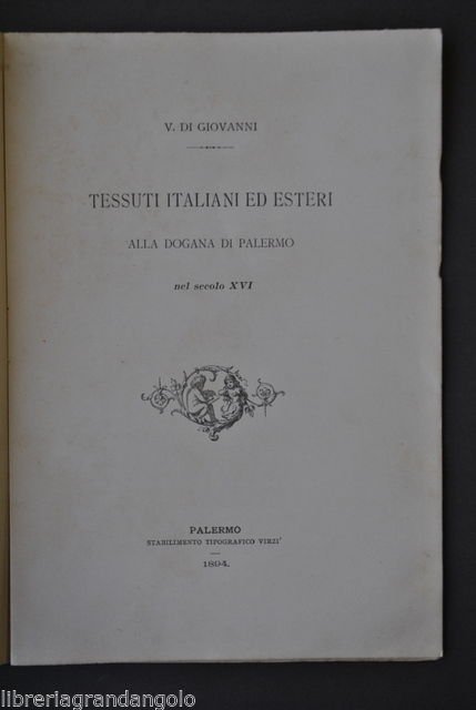 Nozze Marcello Grimani Di Giovanni Tessuti Veneziani secolo XVI Palermo 1894