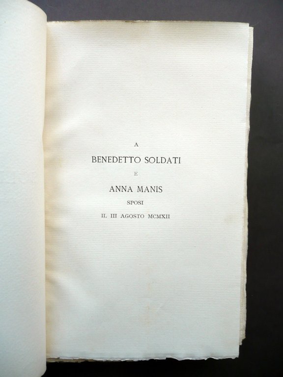 Nozze Soldati Manis Antologia Scritti Inediti Letteratura Poesia Biografie 1912 | Immagine Gallery 3