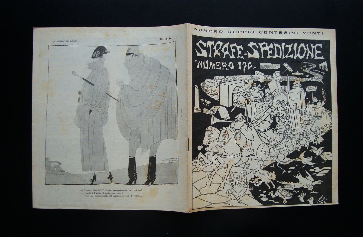 NUMERO 170 Strafe Spedizione Anno V 25 Marzo 1917 Golia …