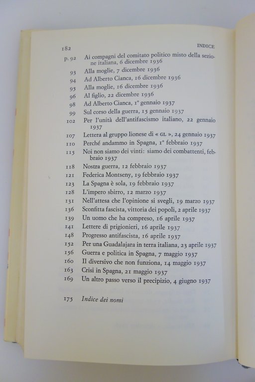 OGGI IN SPAGNA DOMANI IN ITALIA CARLO ROSSELLI SALVEMENI GAROSCI …