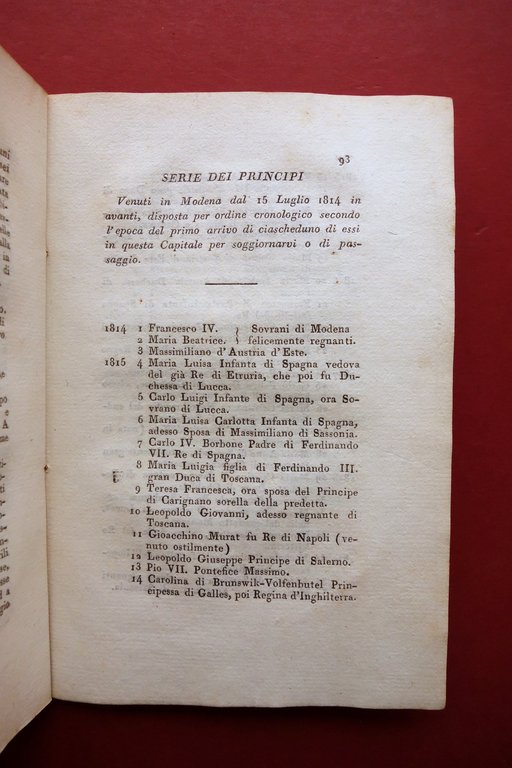 Ogni Giorno una Memoria Storica Diario Modenese per l'Anno 1831 …