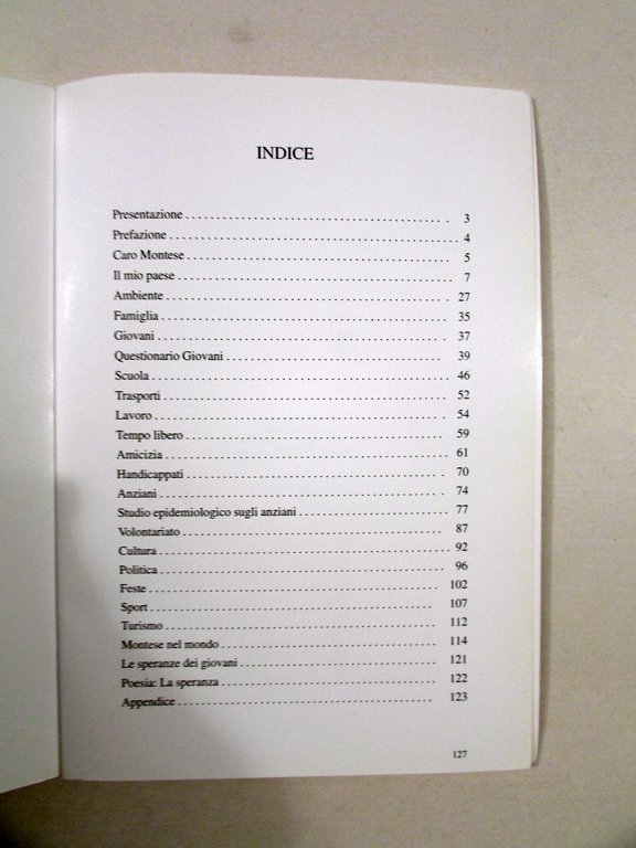 Ombre e Luci Montese visto dai Giovani Golinelli Editore 1993