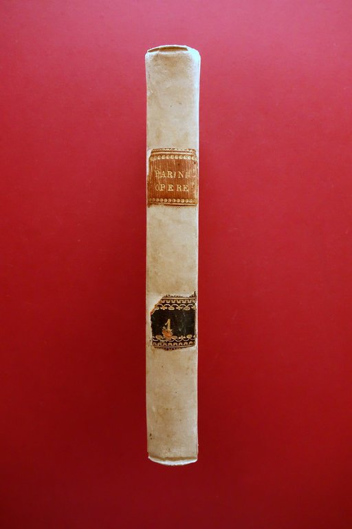 Opere di Giuseppe Parini Classici Italiani Milano 1825 Volume I …