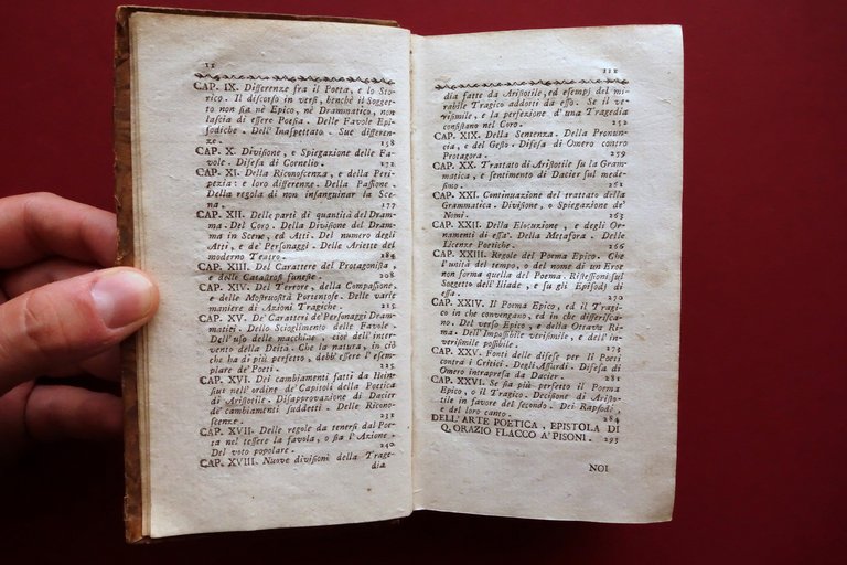 Opere Postume di Pietro Metastasio Tomo XVI Arte Poetica Aristotele …