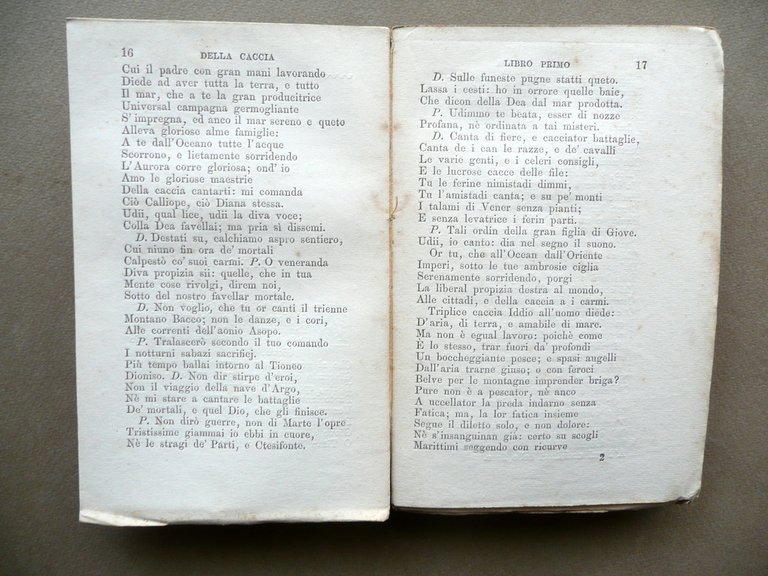 Oppiano Della Pesca e Della Caccia Daelli Milano 1864 Biblioteca …