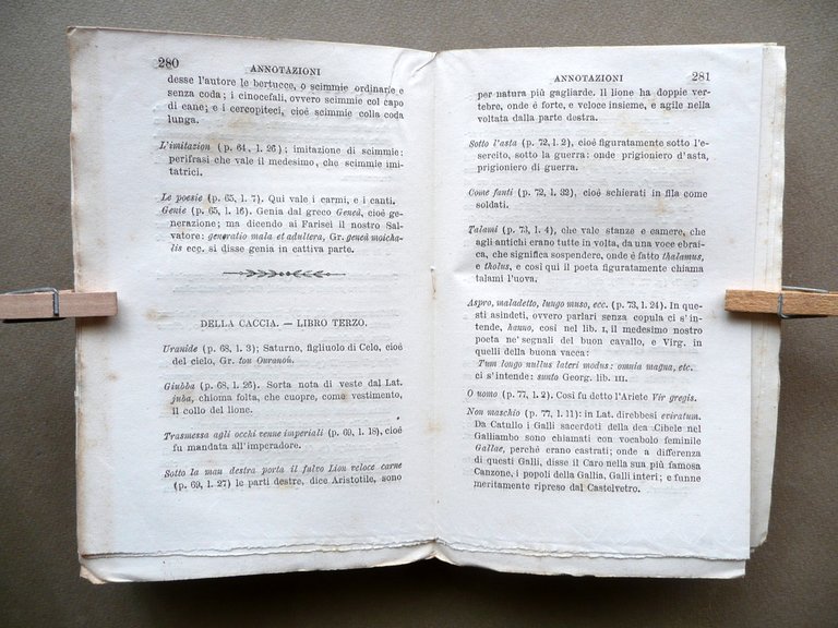 Oppiano Della Pesca e Della Caccia Daelli Milano 1864 Biblioteca …