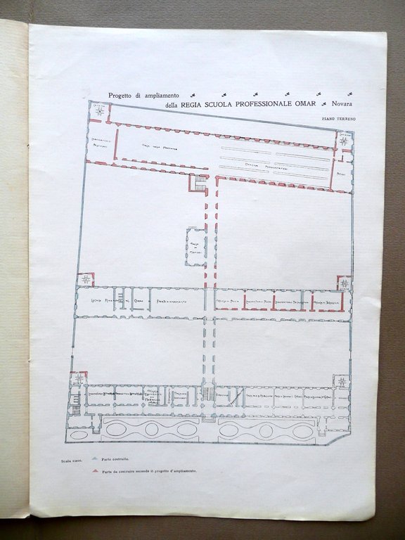 Ordinamento Amministrativo Didattico R. Scuola Professionale Omar in Novara 1911