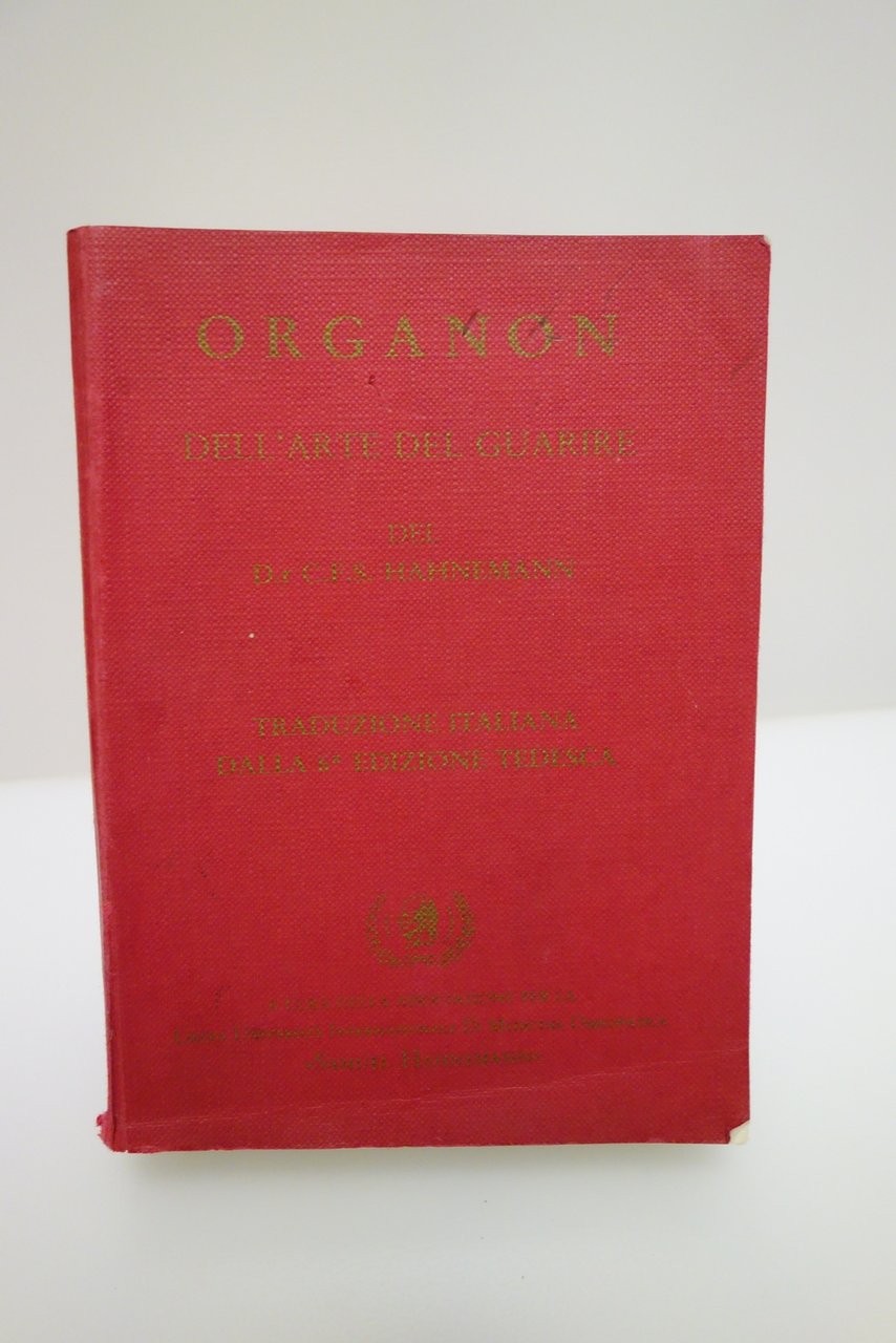 ORGANON DELL'ARTE DEL GUARIRE HAHNEMANN SECONDA ED. LUIMO 1987 OMEOPATIA | Immagine principale